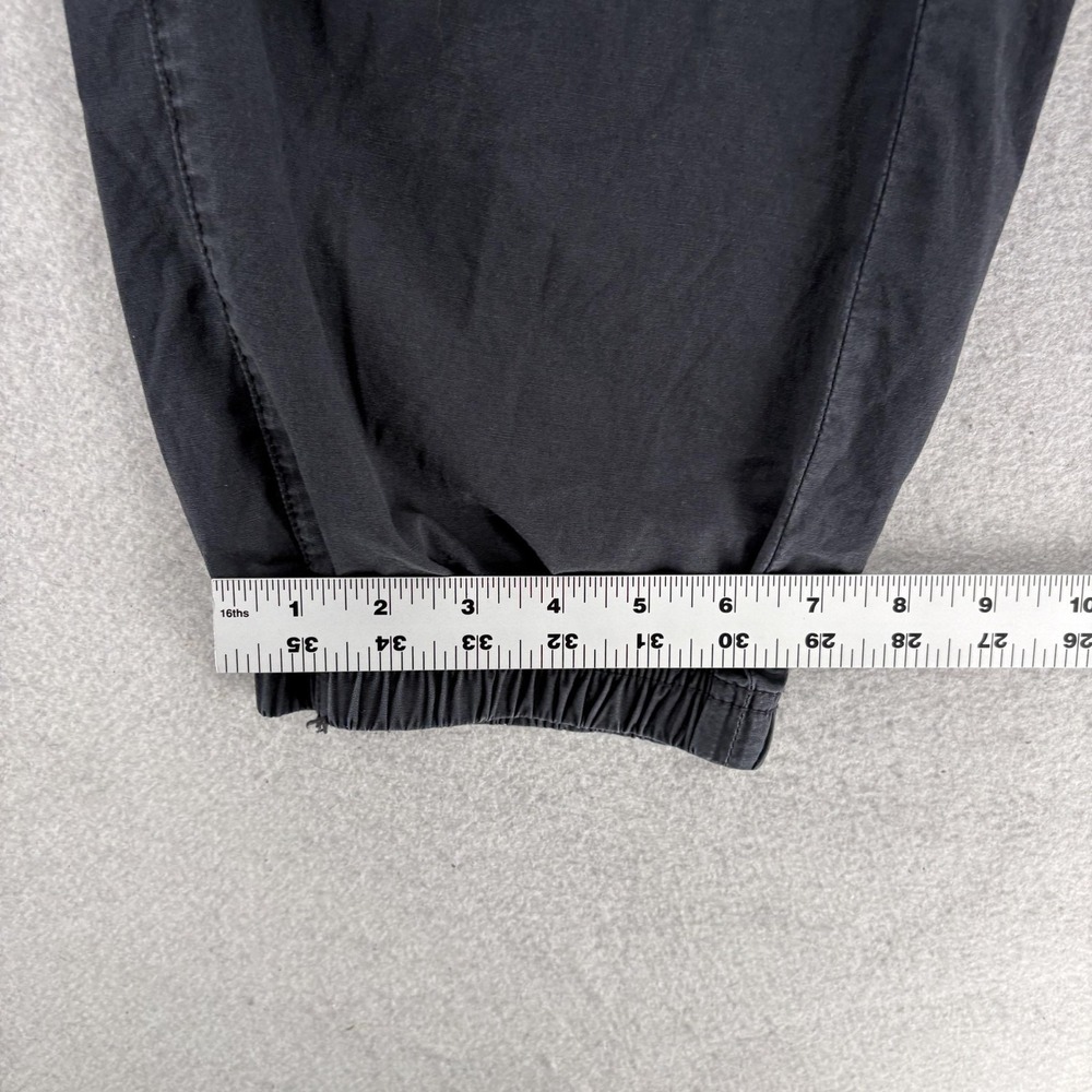 American Eagle Baggy Jogger Cargo Pants Womens 16 Gray Stretch Twill Casual Y2K - Picture 9 of 11